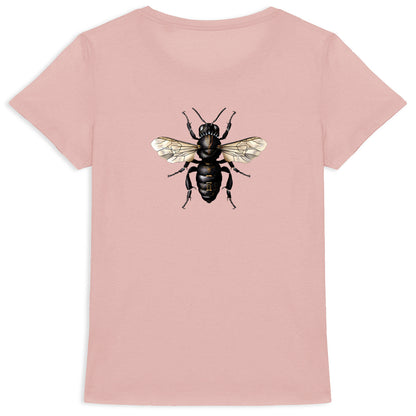 Black Panther Bee Back T-shirt Femme à Col Rond