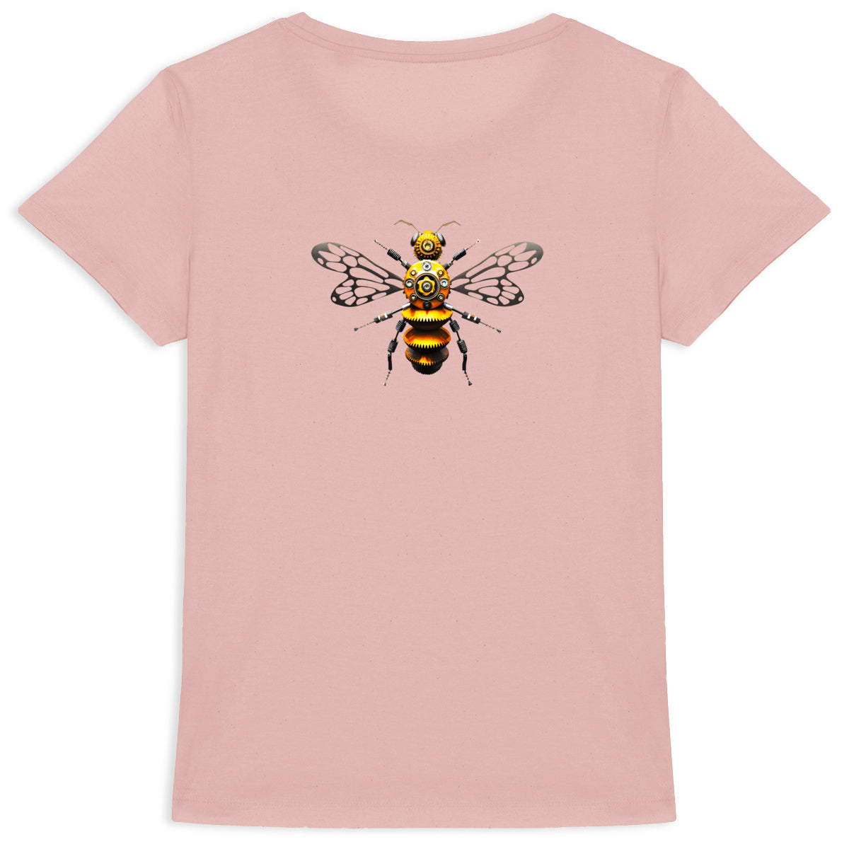 Bee Bolted 4 Back T-shirt Femme à Col Rond 