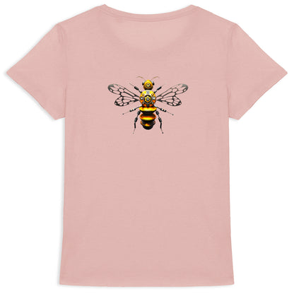 Bee Bolted 4 Back T-shirt Femme à Col Rond 