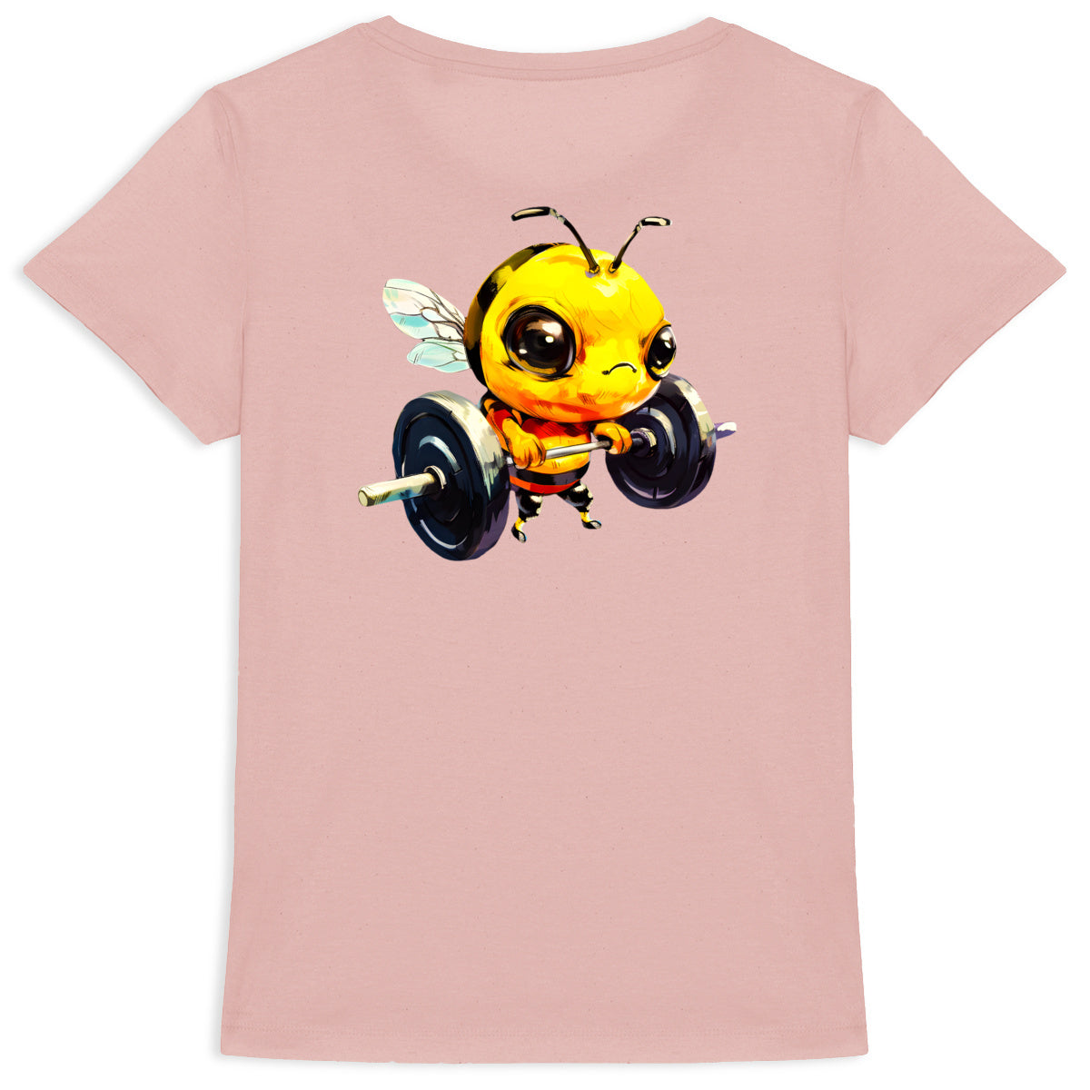 Bodybuild Bee 2 Back T-shirt Femme à Col Rond