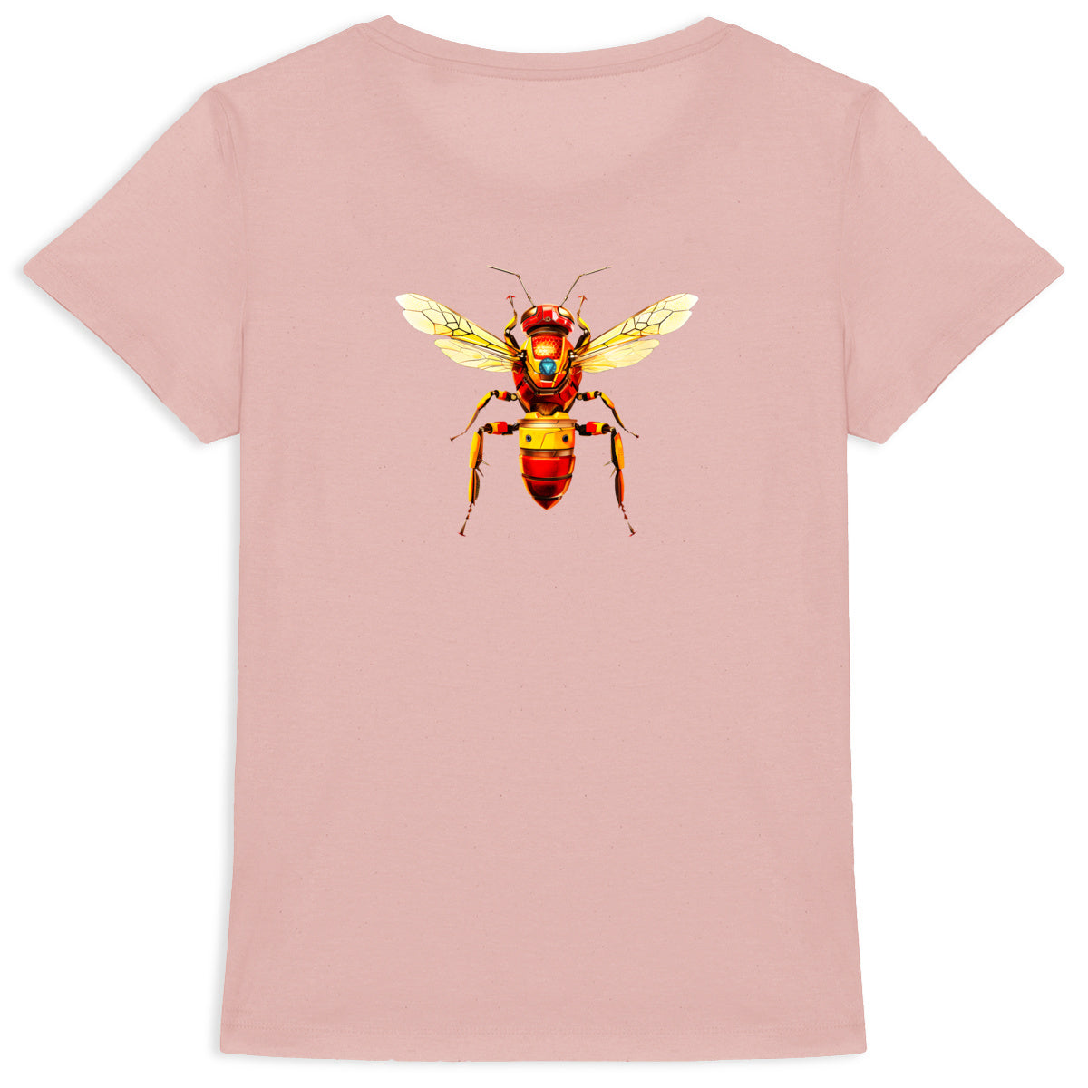 Iron Man Bee Back T-shirt Femme à Col Rond