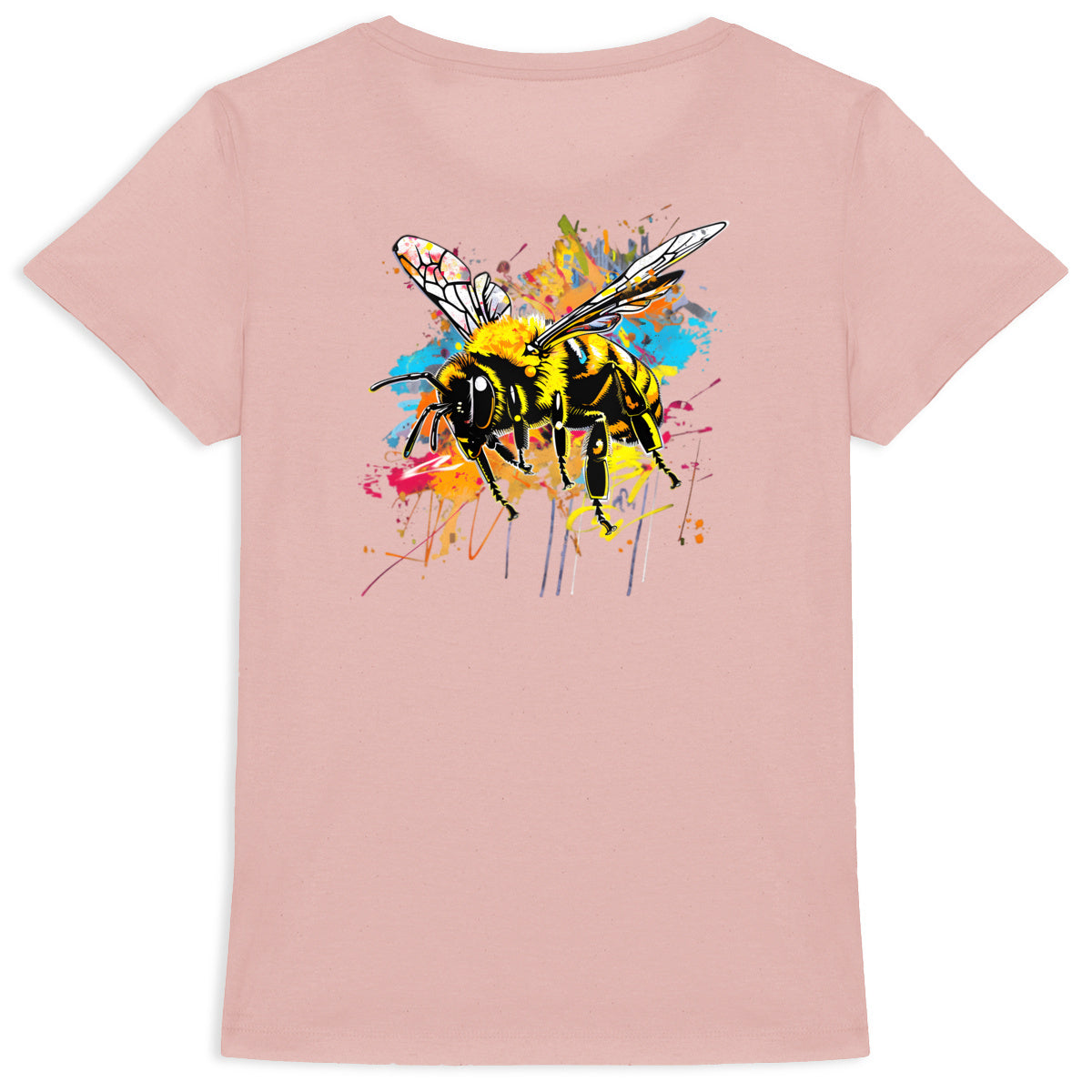 Street Art Graph 1 Back T-shirt Femme à Col Rond