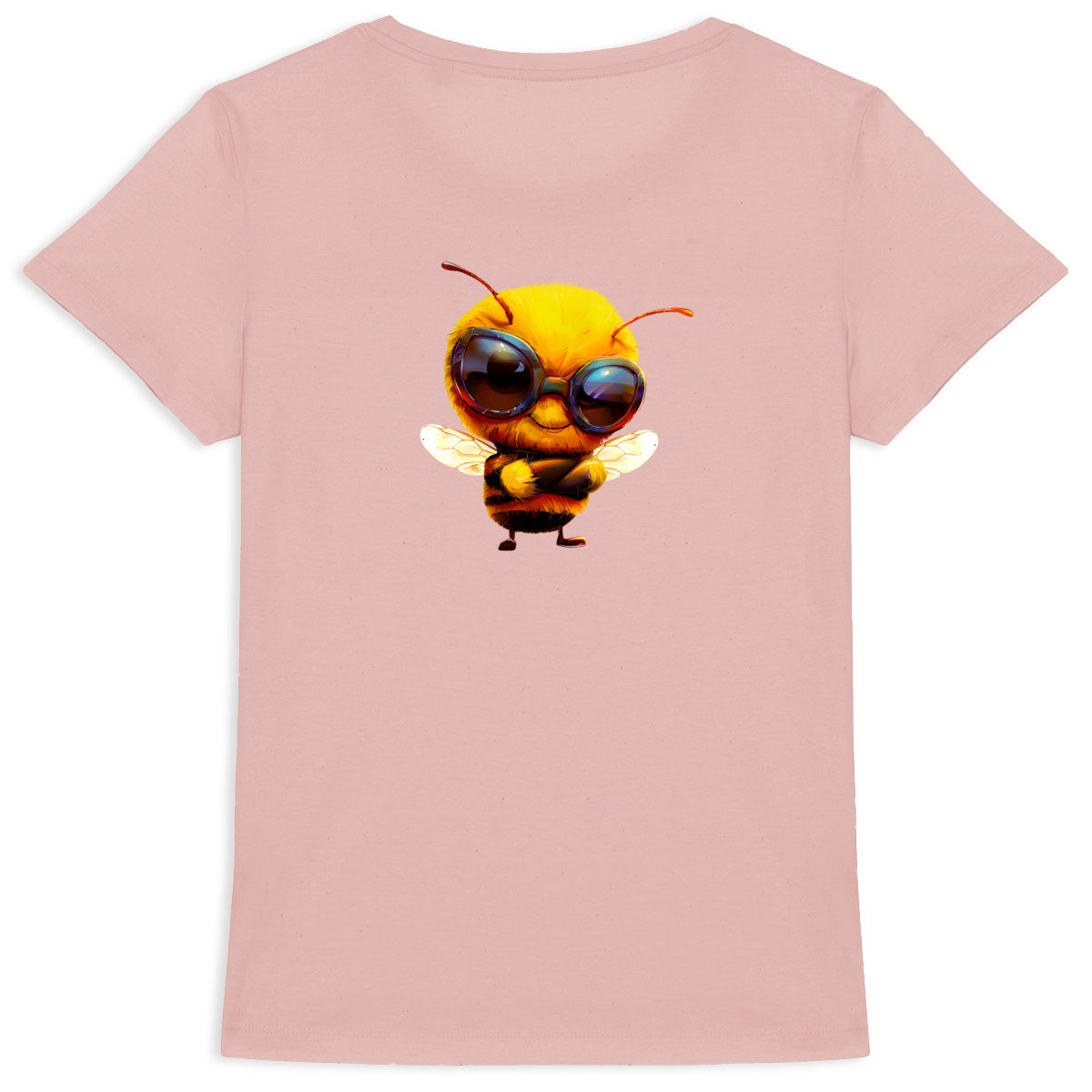 Cool Bee 2 Back T-shirt Femme à Col Rond