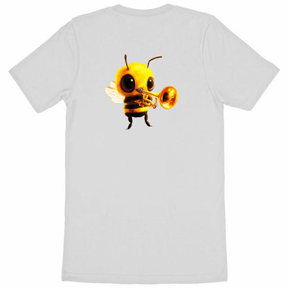 Trumpet Bee 1 Back T-shirt Homme à Col Rond