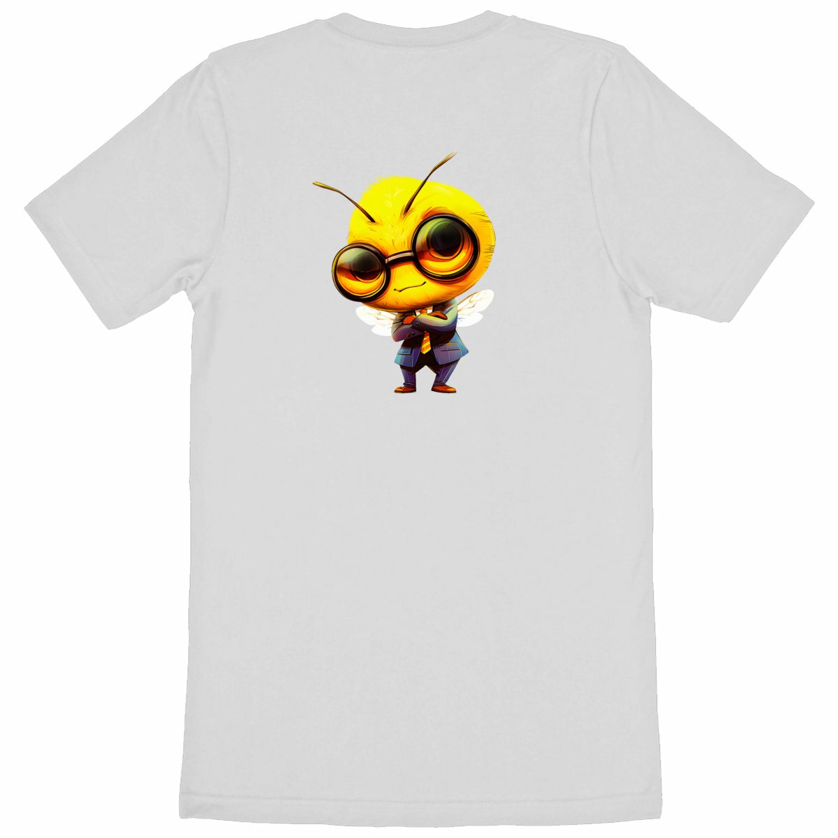 Dressed Up Bee 1 Back T-shirt Homme à Col Rond