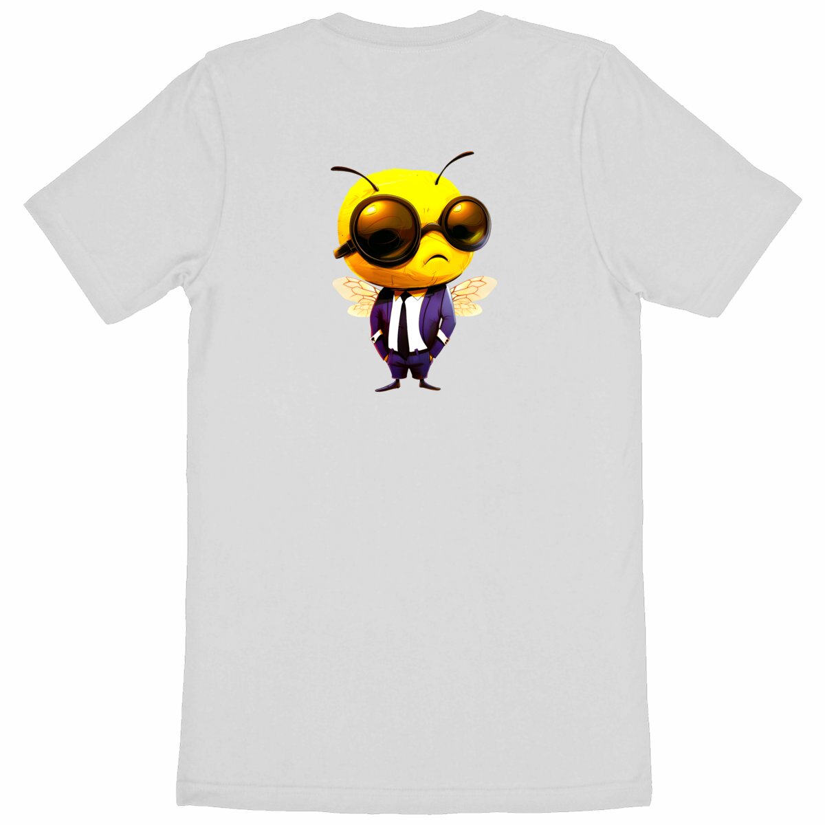 Dressed Up Bee 2 Back T-shirt Homme à Col Rond