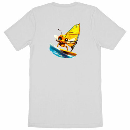 Windsurfing Bee Back T-shirt Homme à Col Rond