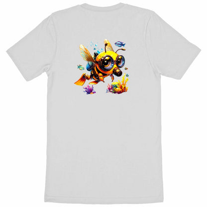 Diving Bee Back T-shirt Homme à Col Rond