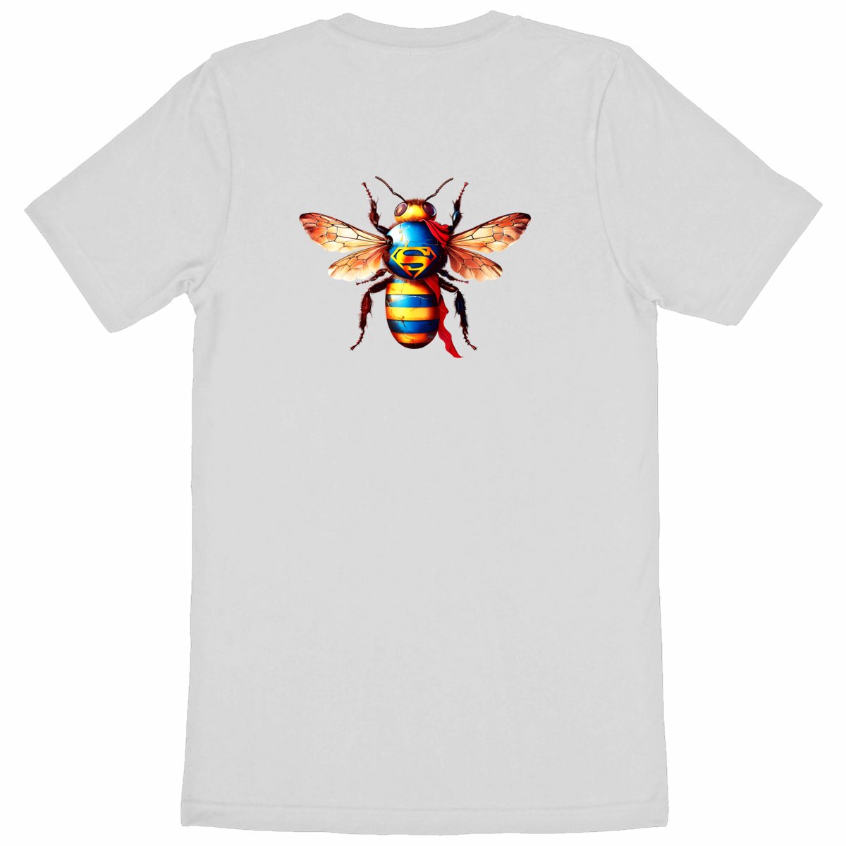 Super Man Bee Back T-shirt Homme à Col Rond