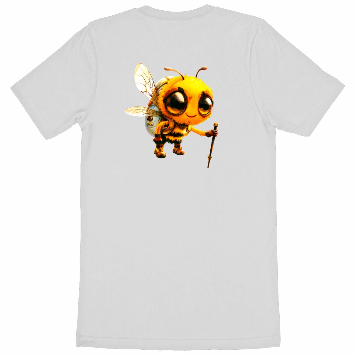 Hiking Bee 1 Back T-shirt Homme à Col Rond