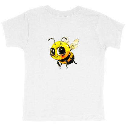 Cute Bee 4 Back T-shirt Enfant à Col Rond