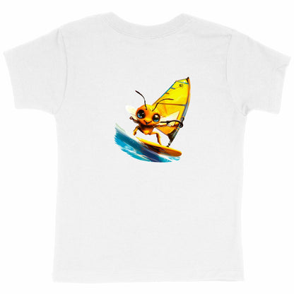 Windsurfing Bee Back T-shirt Homme à Col Rond