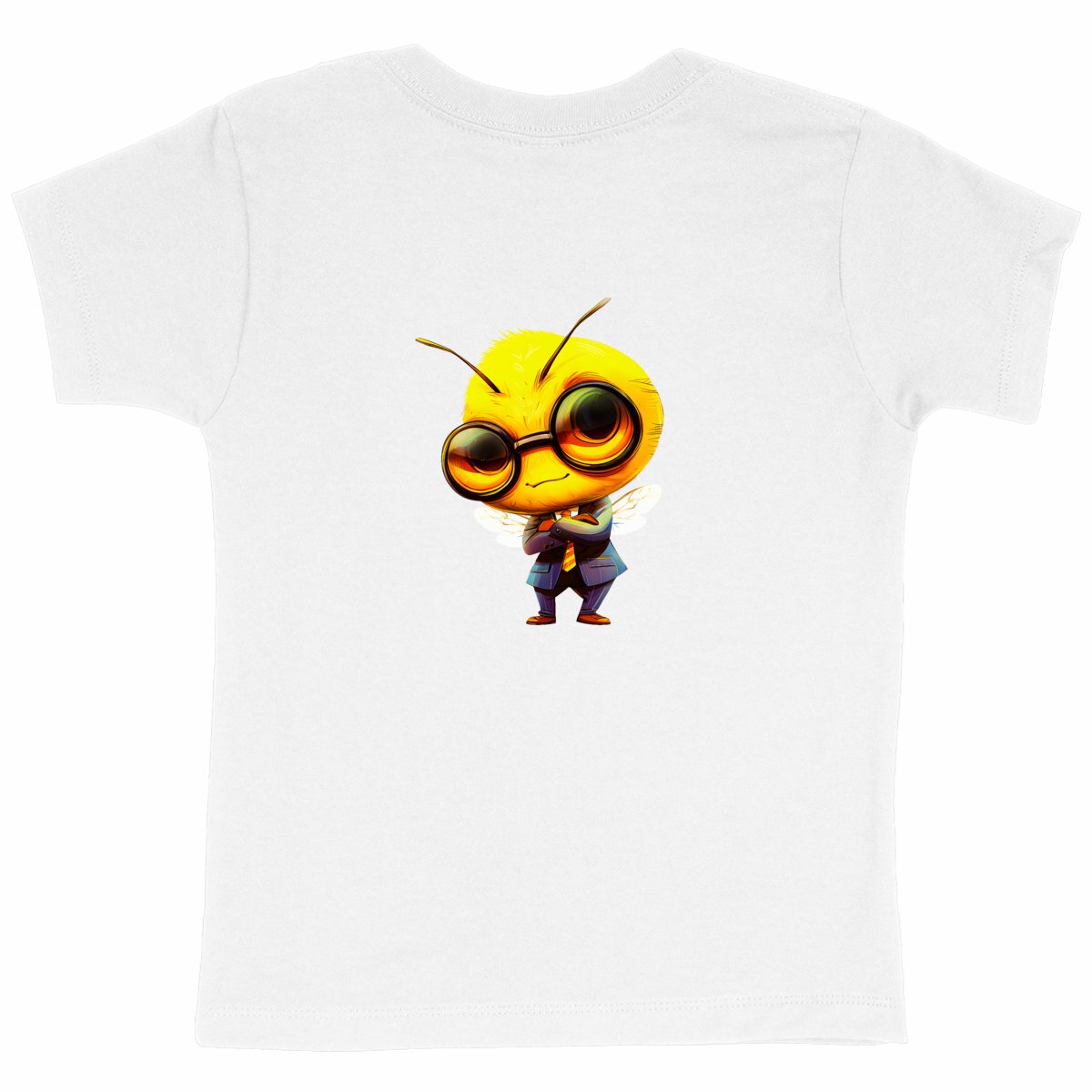 Dressed Up Bee 1 Back T-shirt Enfant à Col Rond