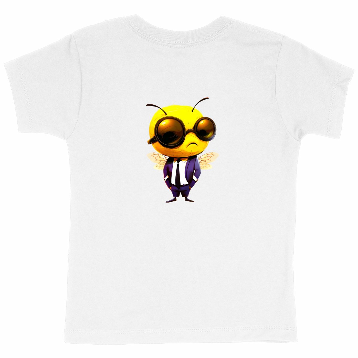 Dressed Up Bee 2 Back T-shirt Enfant à Col Rond