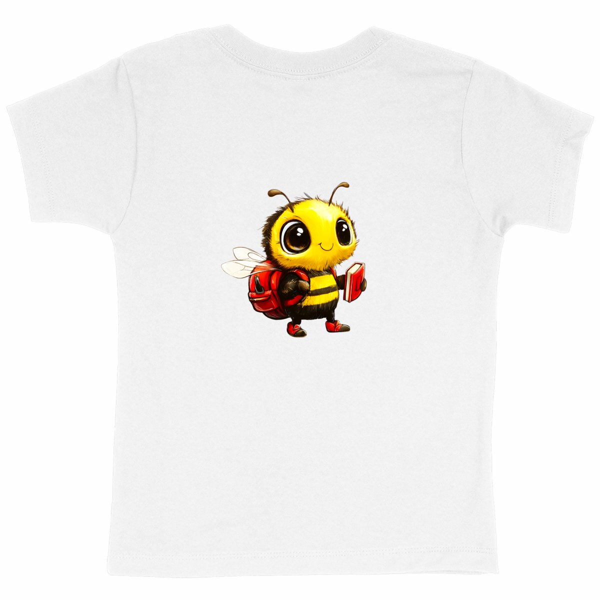 School Bee 2 Back T-shirt Enfant à Col Rond