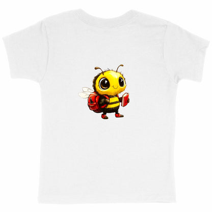 School Bee 2 Back T-shirt Enfant à Col Rond