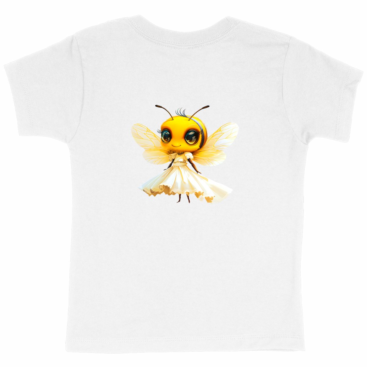 Dressed Up Bee 1 Back T-shirt Enfant à Col Rond