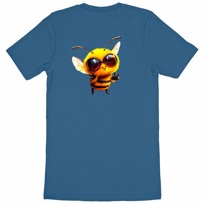 Cool Bee 1 Back T-shirt Homme à Col Rond