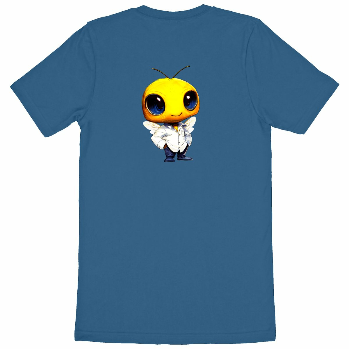 Dressed Up Bee 3 Back T-shirt Homme à Col Rond