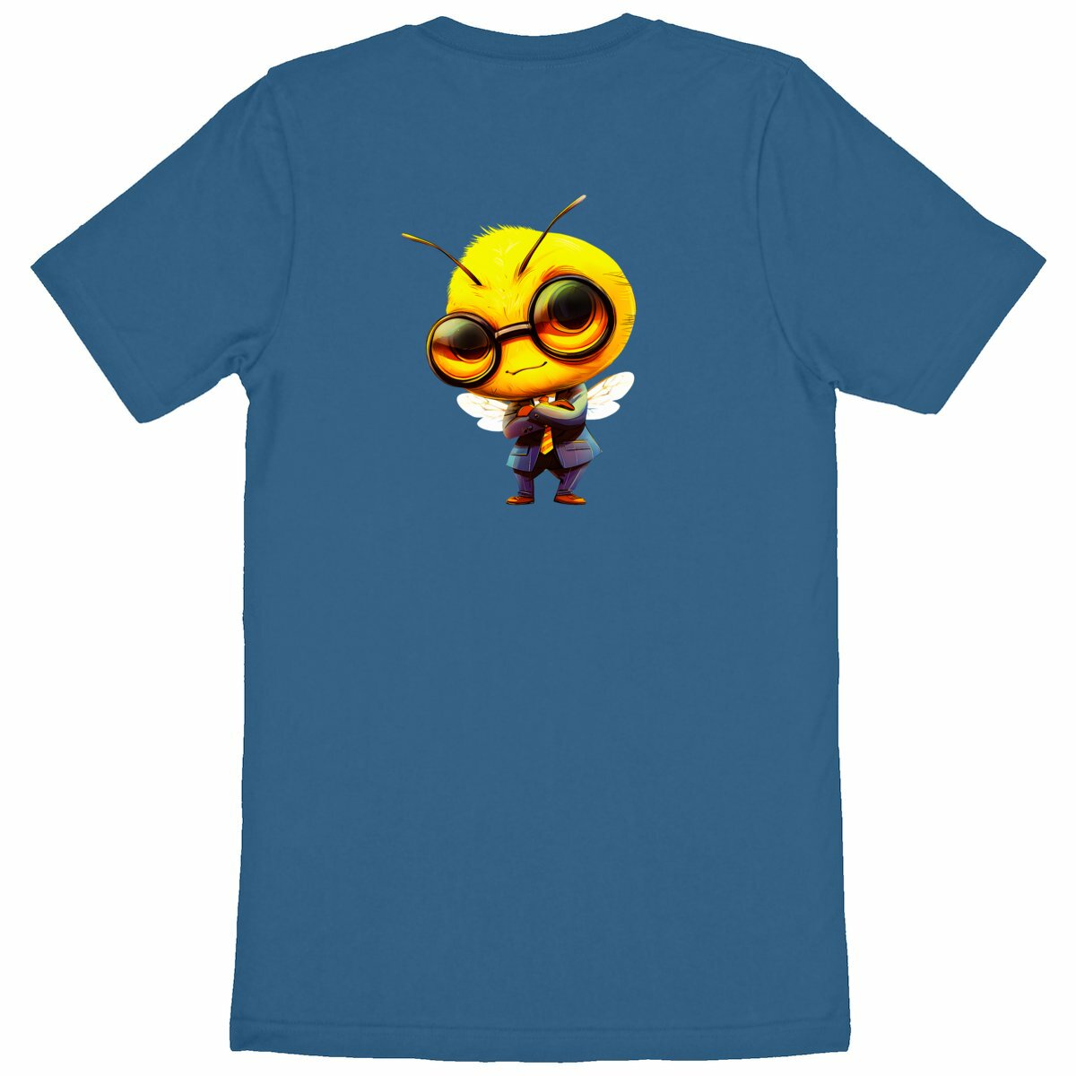 Dressed Up Bee 1 Back T-shirt Homme à Col Rond