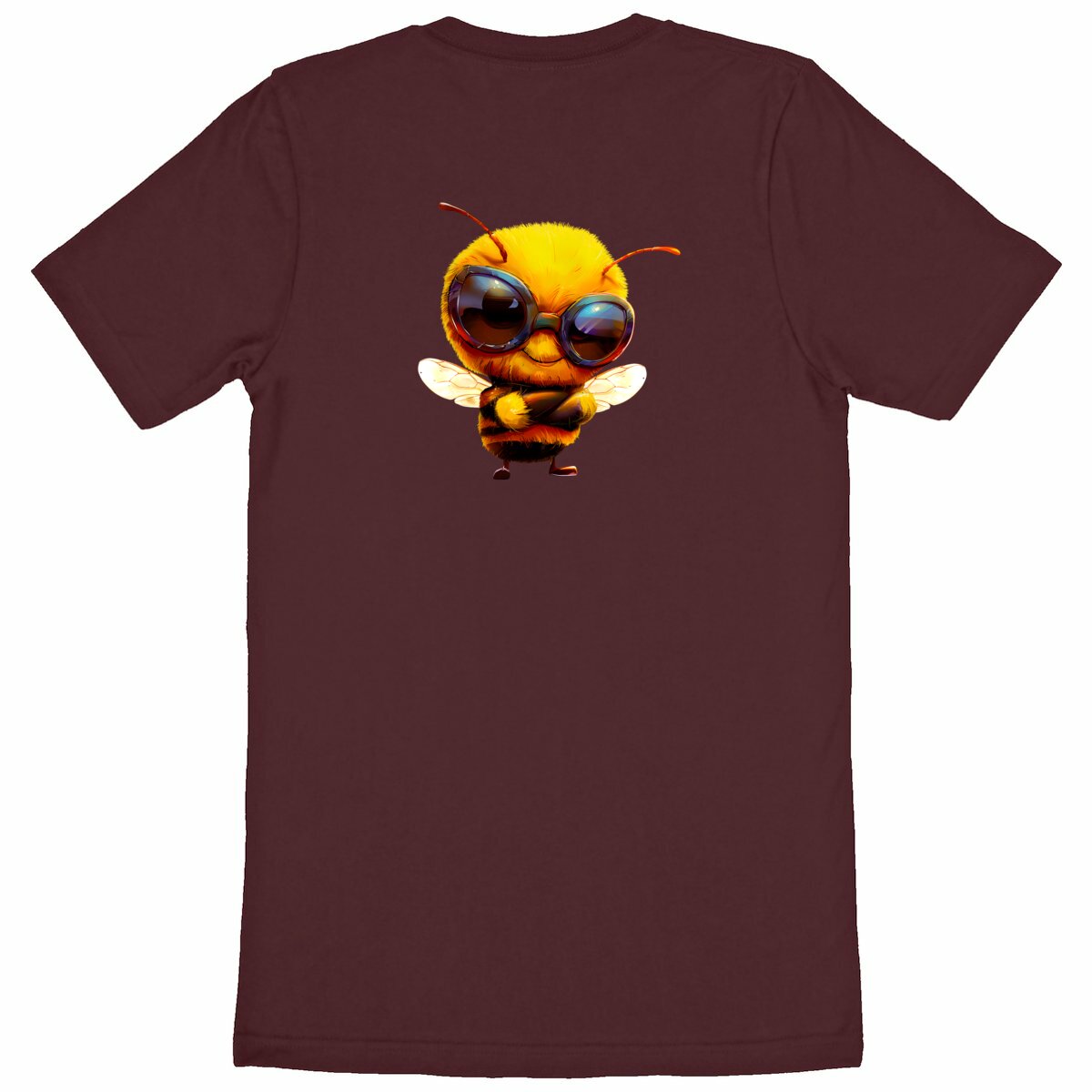 Cool Bee 2 Back T-shirt Homme à Col Rond