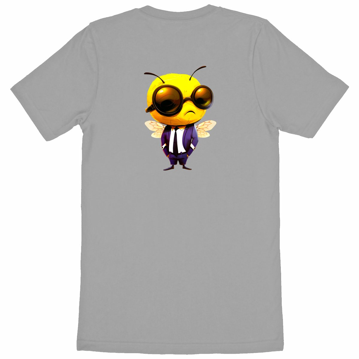 Dressed Up Bee 2 Back T-shirt Homme à Col Rond