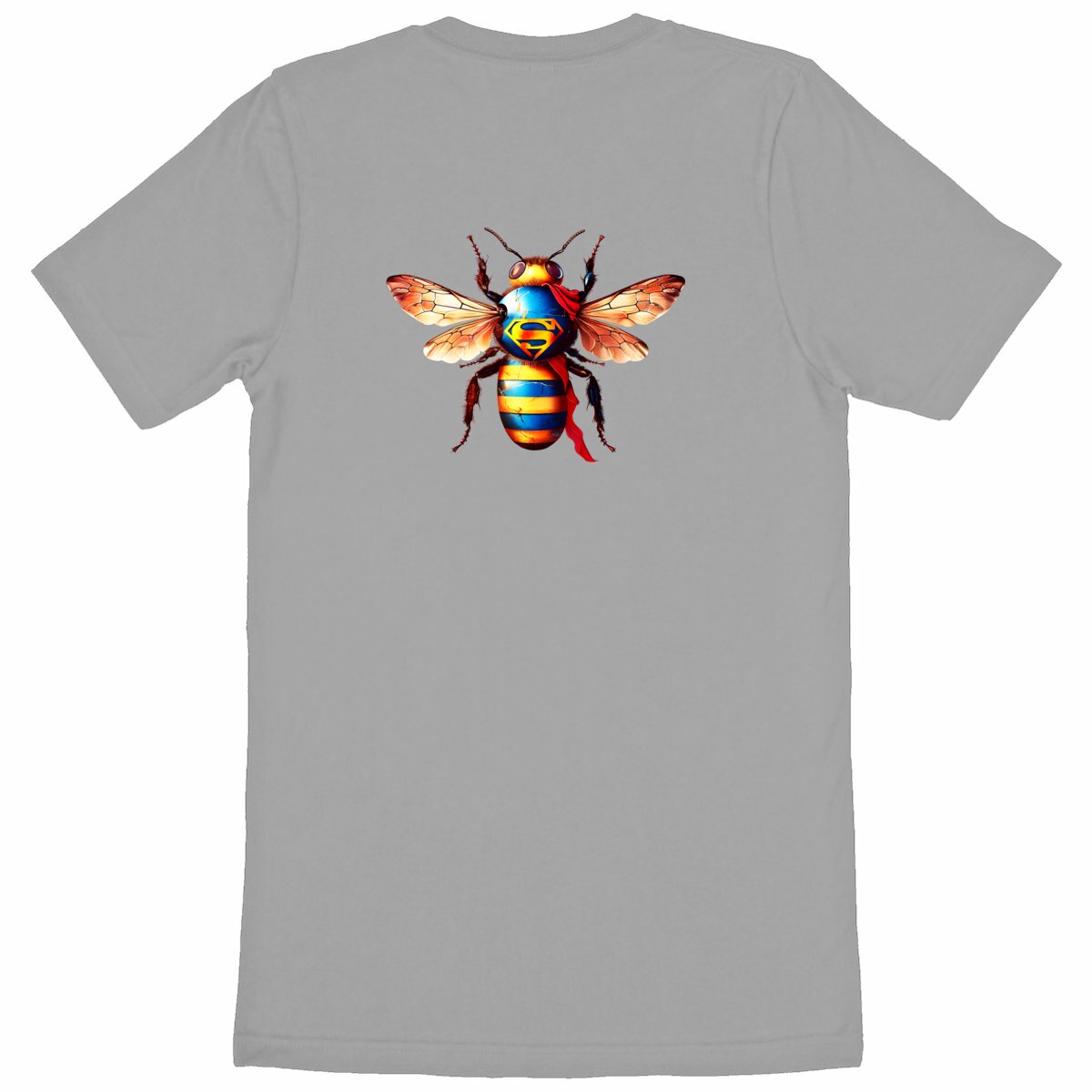 Super Man Bee Back T-shirt Homme à Col Rond