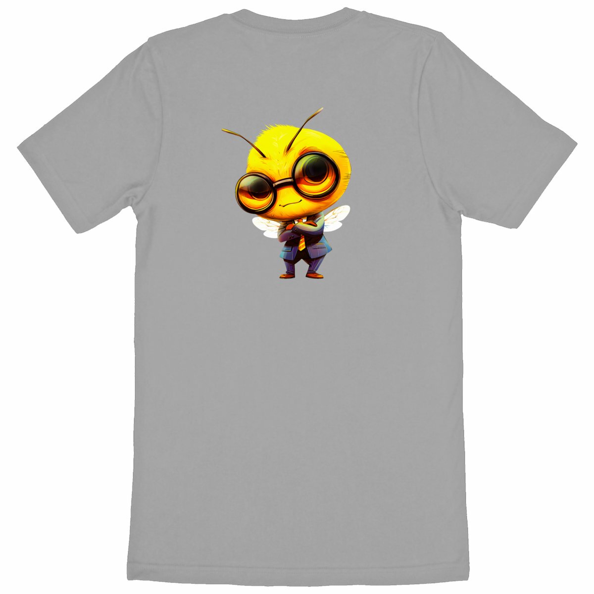 Dressed Up Bee 1 Back T-shirt Homme à Col Rond