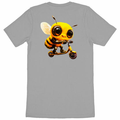 Scootering Bee Back T-shirt Homme à Col Rond