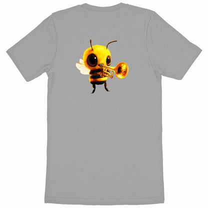 Trumpet Bee 1 Back T-shirt Homme à Col Rond