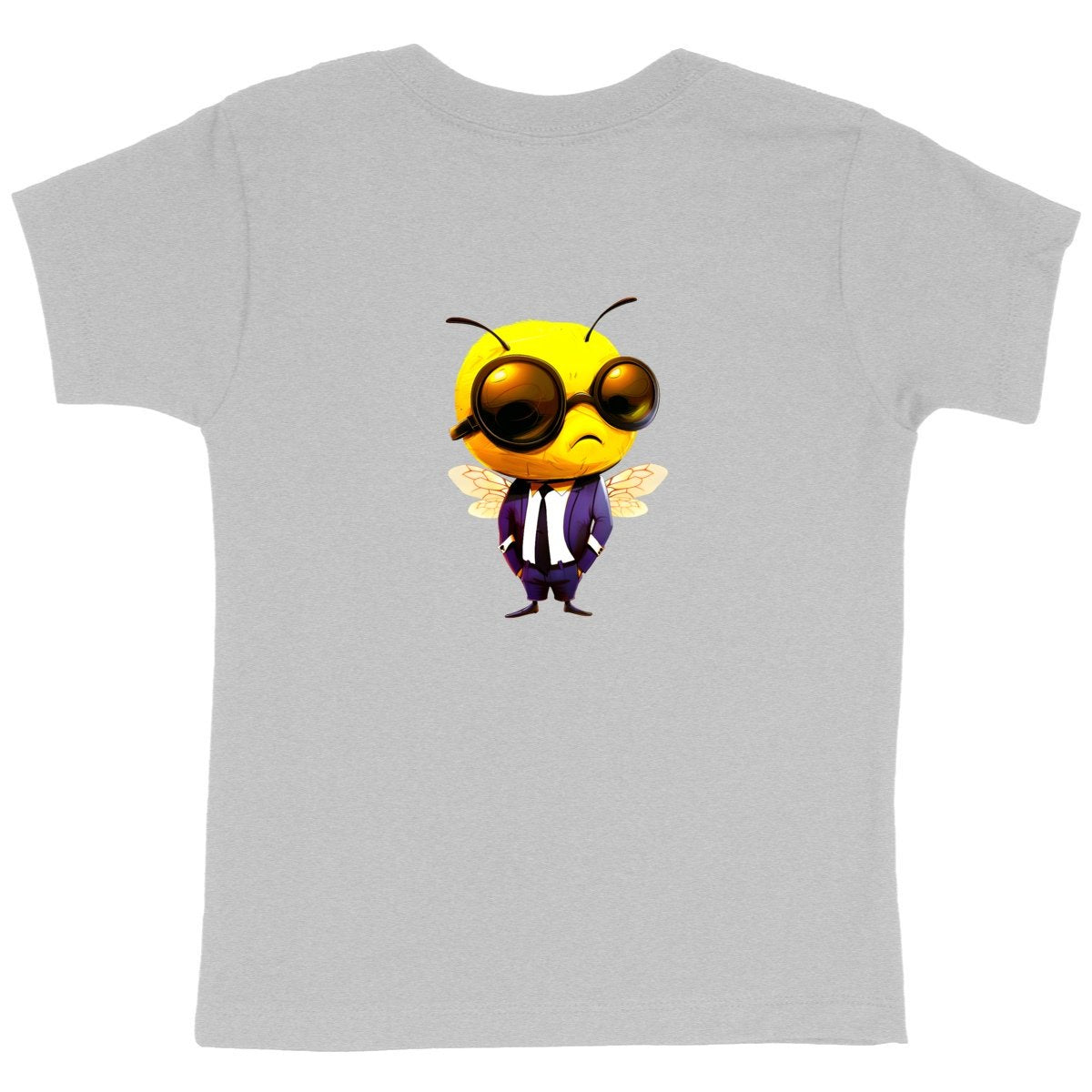 Dressed Up Bee 2 Back T-shirt Enfant à Col Rond