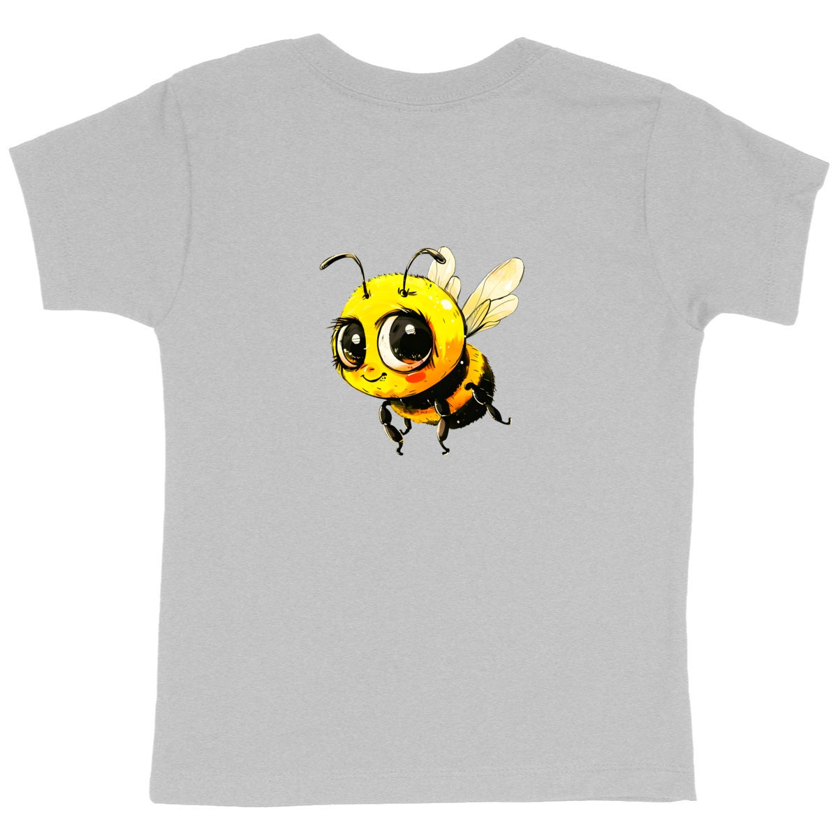 Cute Bee 4 Back T-shirt Enfant à Col Rond