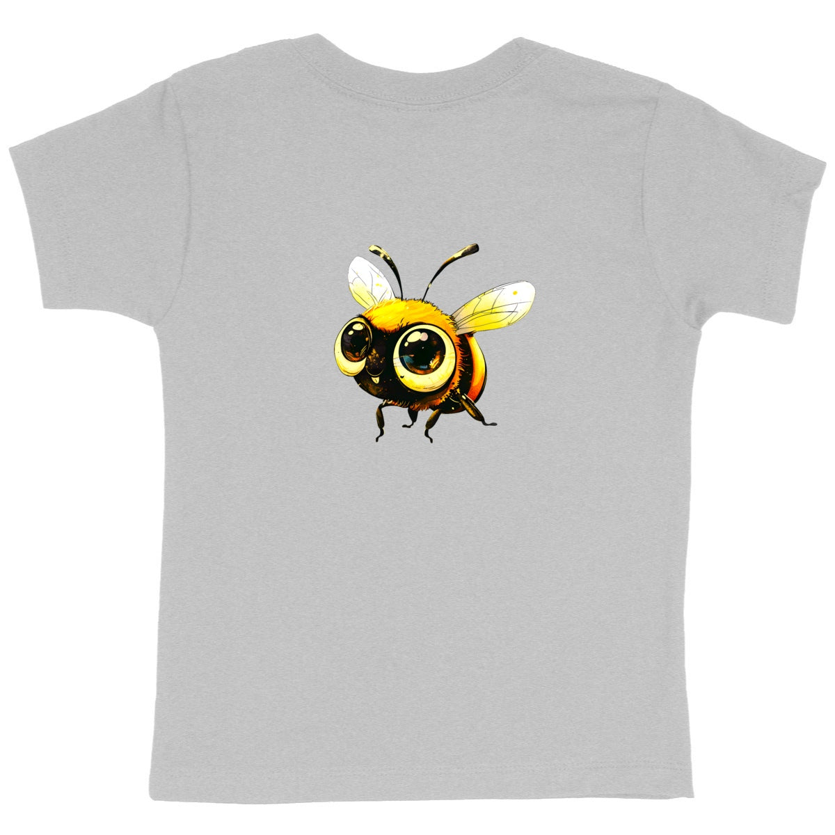 Cute Bee 3 Back T-shirt Enfant à Col Rond