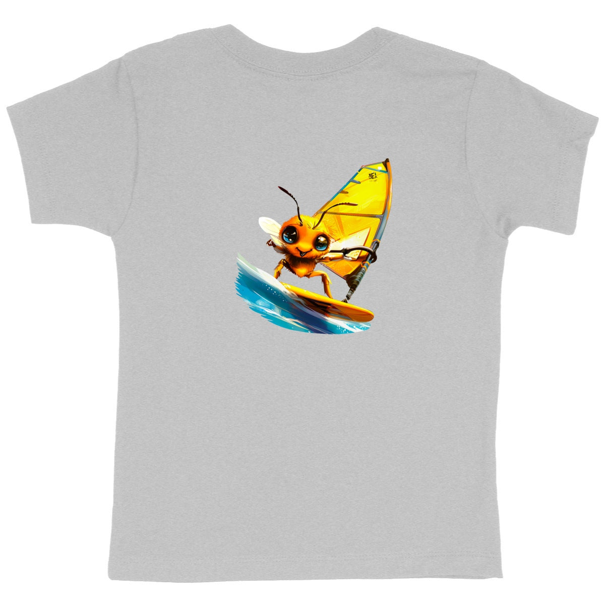 Windsurfing Bee Back T-shirt Homme à Col Rond