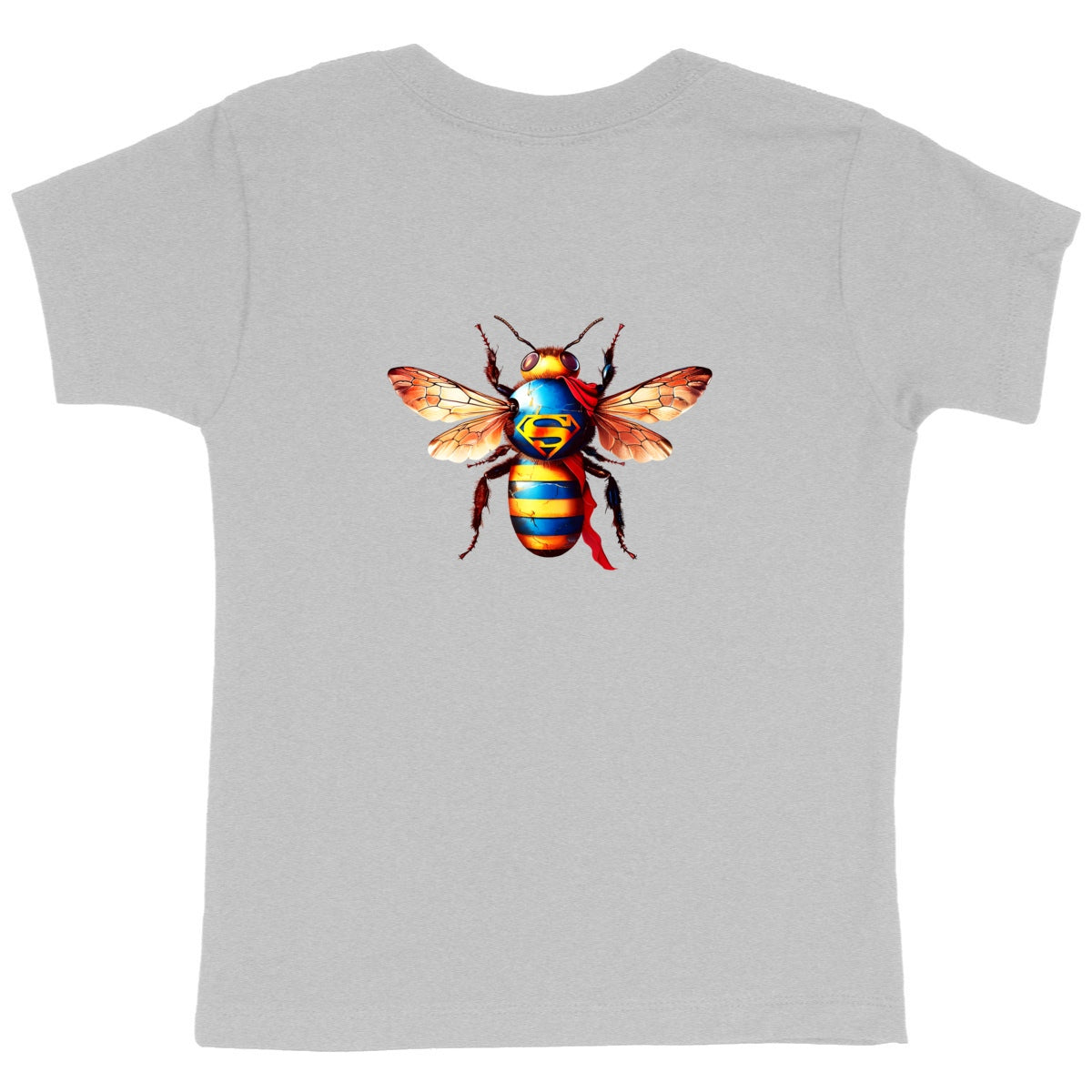 Super Man Bee Back T-shirt Enfant à Col Rond