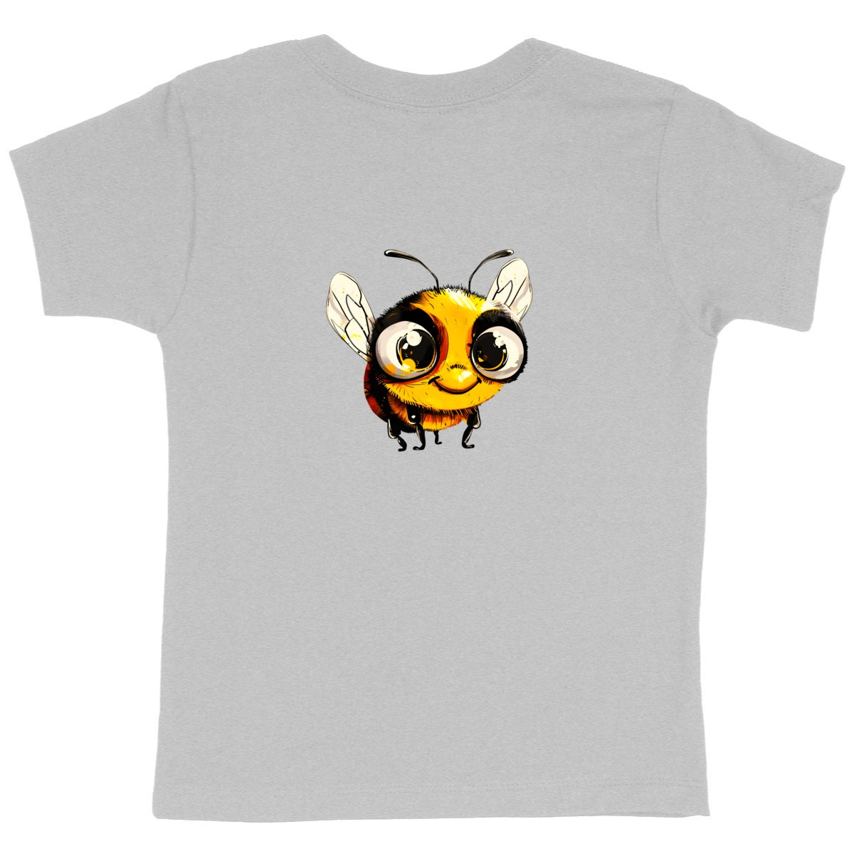 Cute Bee 2 Back T-shirt Enfant à Col Rond