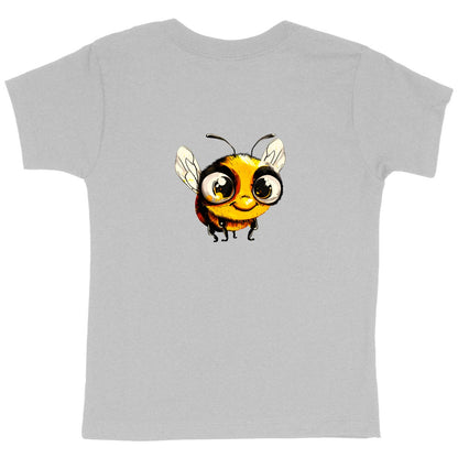 Cute Bee 2 Back T-shirt Enfant à Col Rond