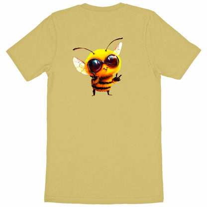 Cool Bee 1 Back T-shirt Homme à Col Rond