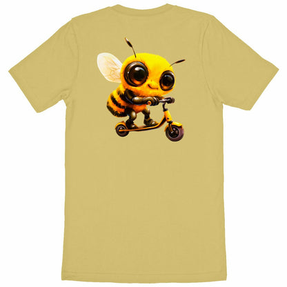 Scootering Bee Back T-shirt Homme à Col Rond