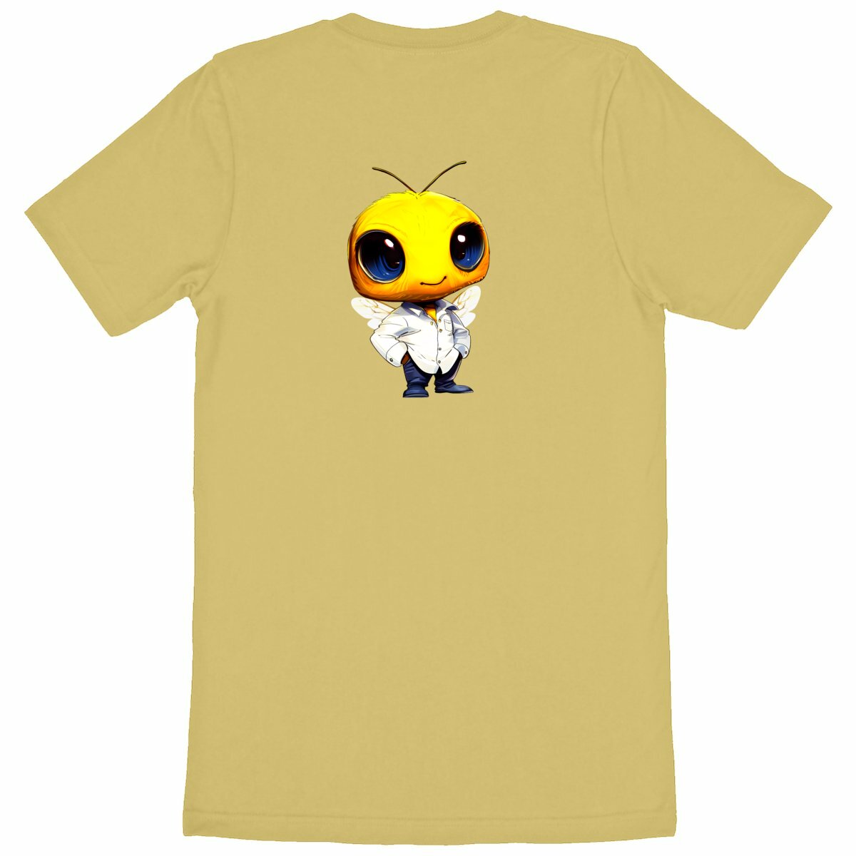 Dressed Up Bee 3 Back T-shirt Homme à Col Rond