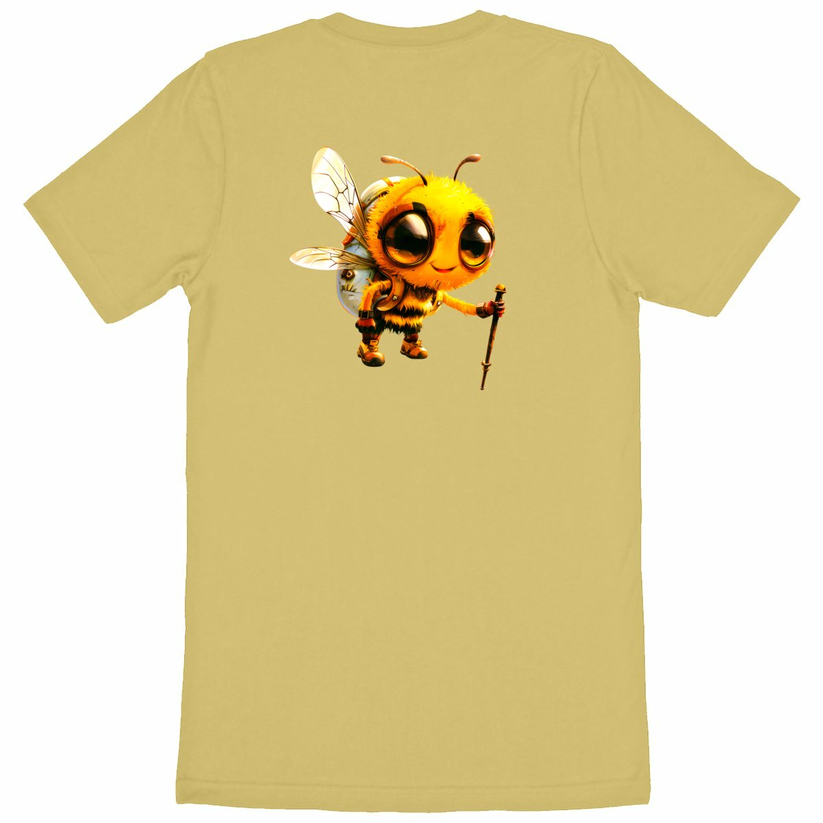 Hiking Bee 1 Back T-shirt Homme à Col Rond