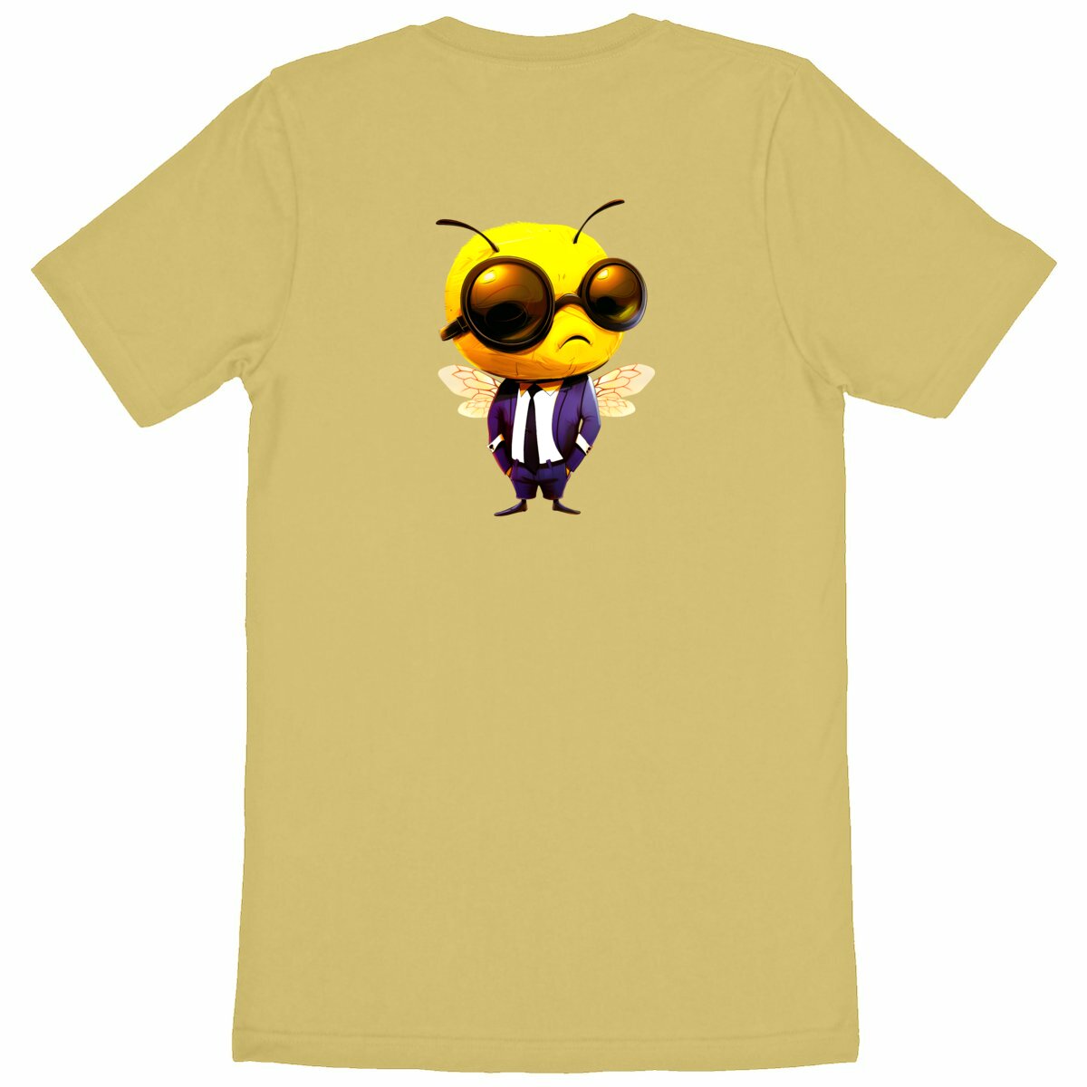 Dressed Up Bee 2 Back T-shirt Homme à Col Rond