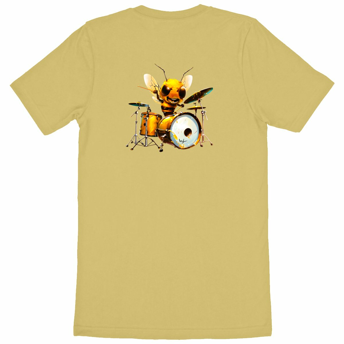 Battery Bee 2 Back T-shirt Homme à Col Rond