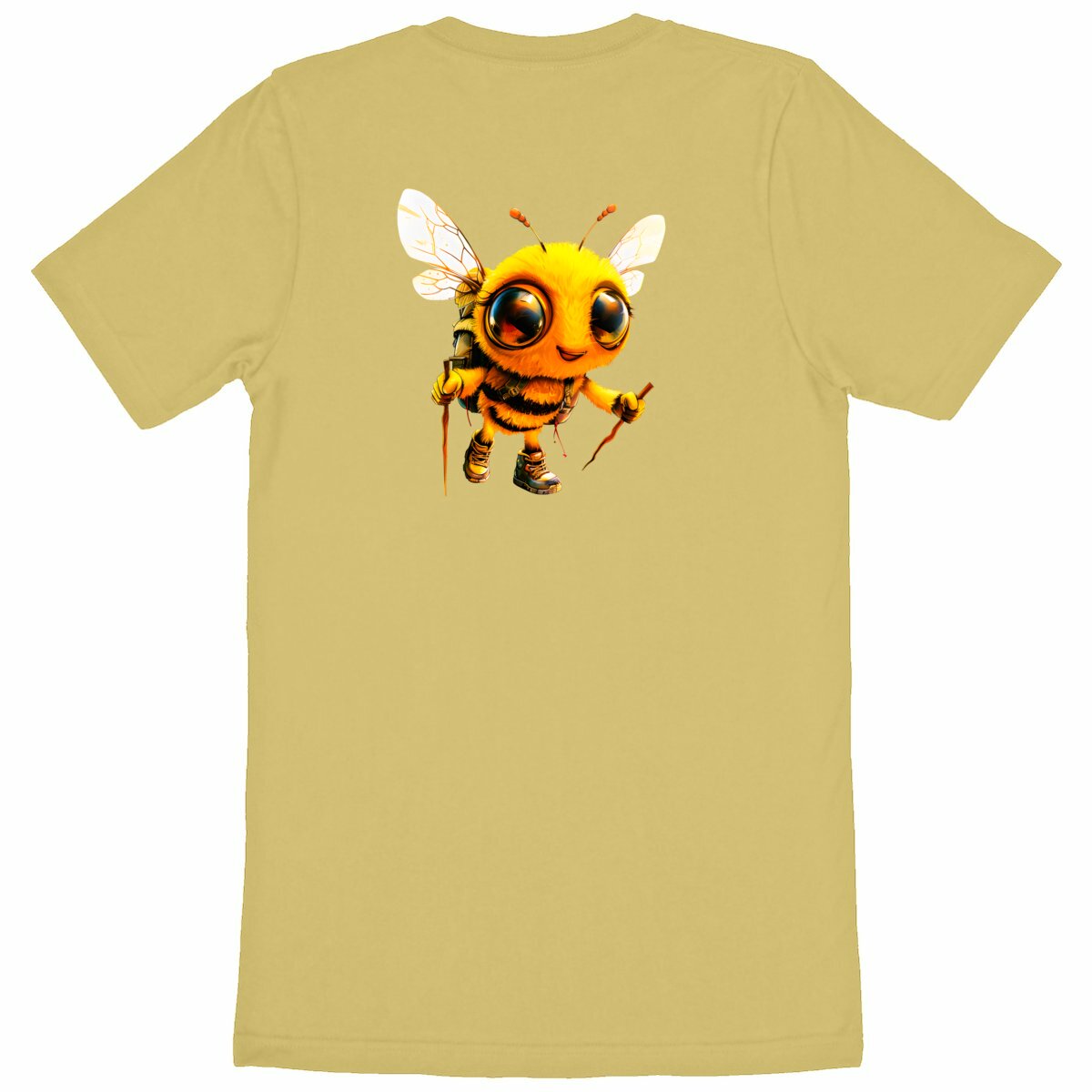 Hiking Bee 2 Back T-shirt Homme à Col Rond