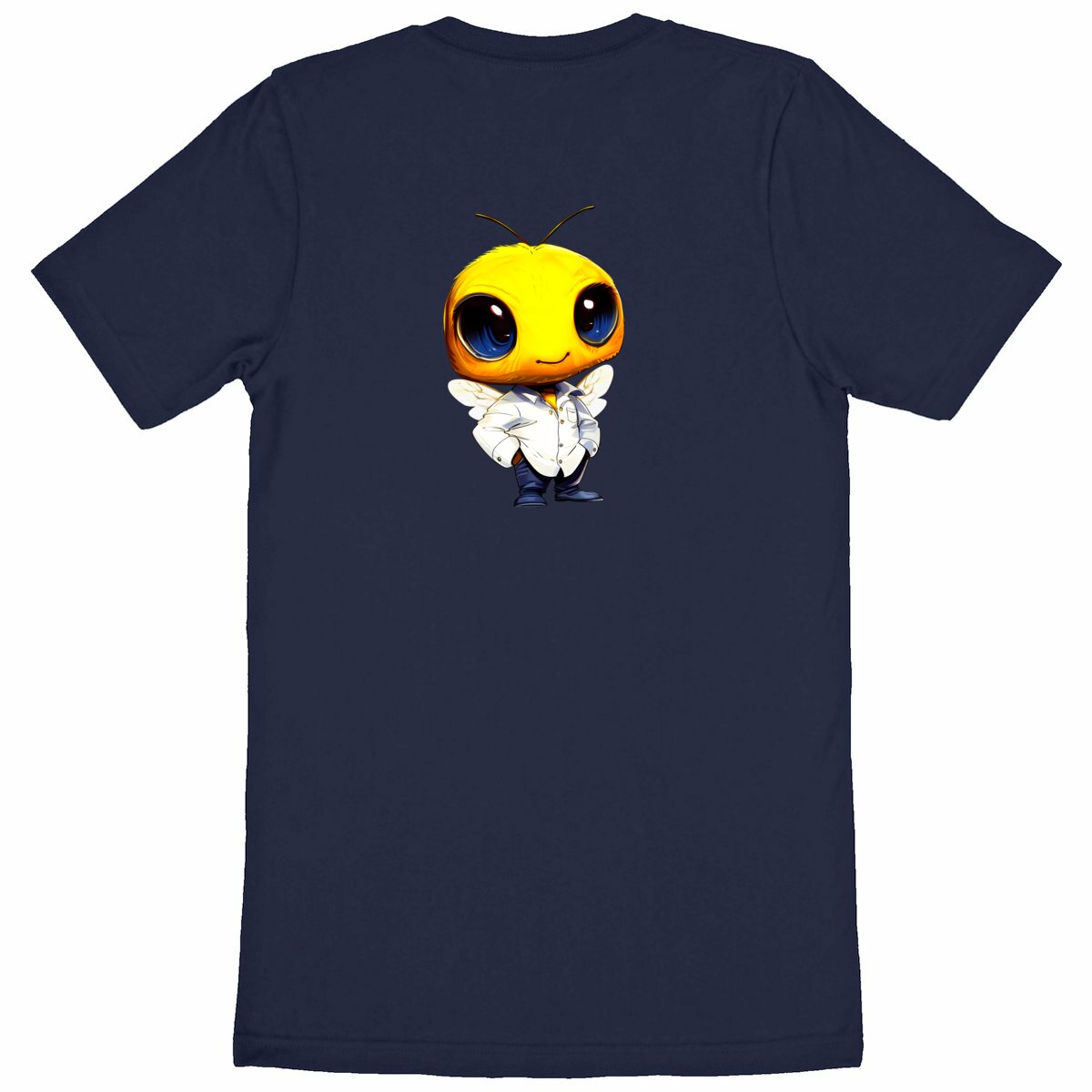 Dressed Up Bee 3 Back T-shirt Homme à Col Rond