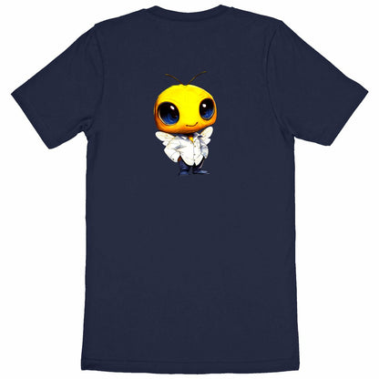 Dressed Up Bee 3 Back T-shirt Homme à Col Rond