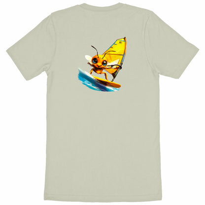 Windsurfing Bee Back T-shirt Homme à Col Rond