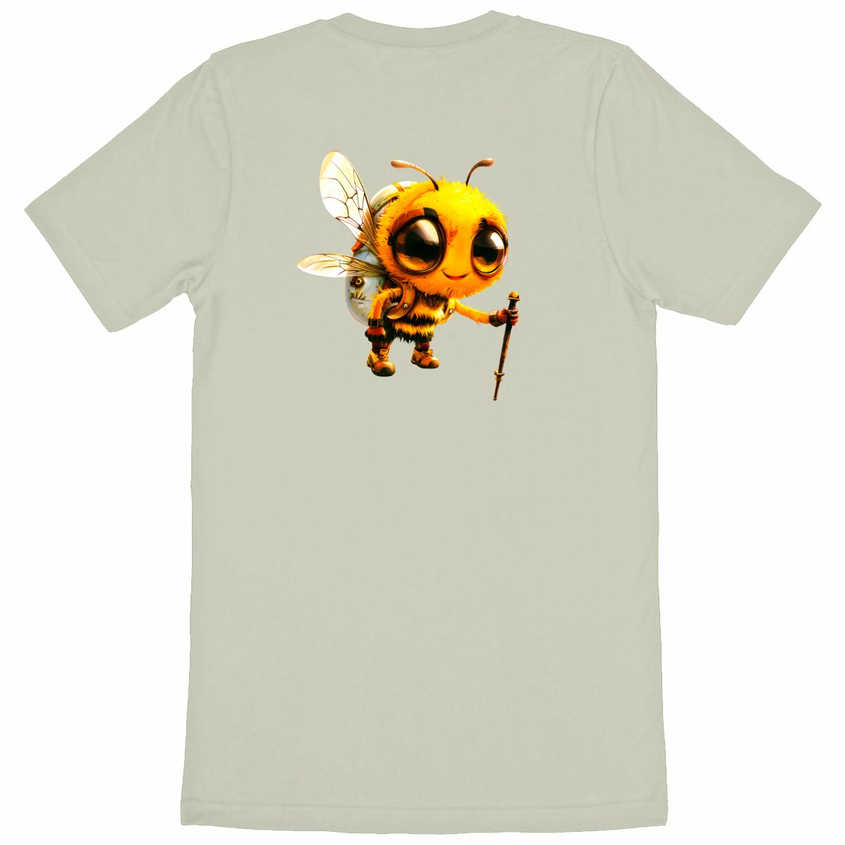 Hiking Bee 1 Back T-shirt Homme à Col Rond