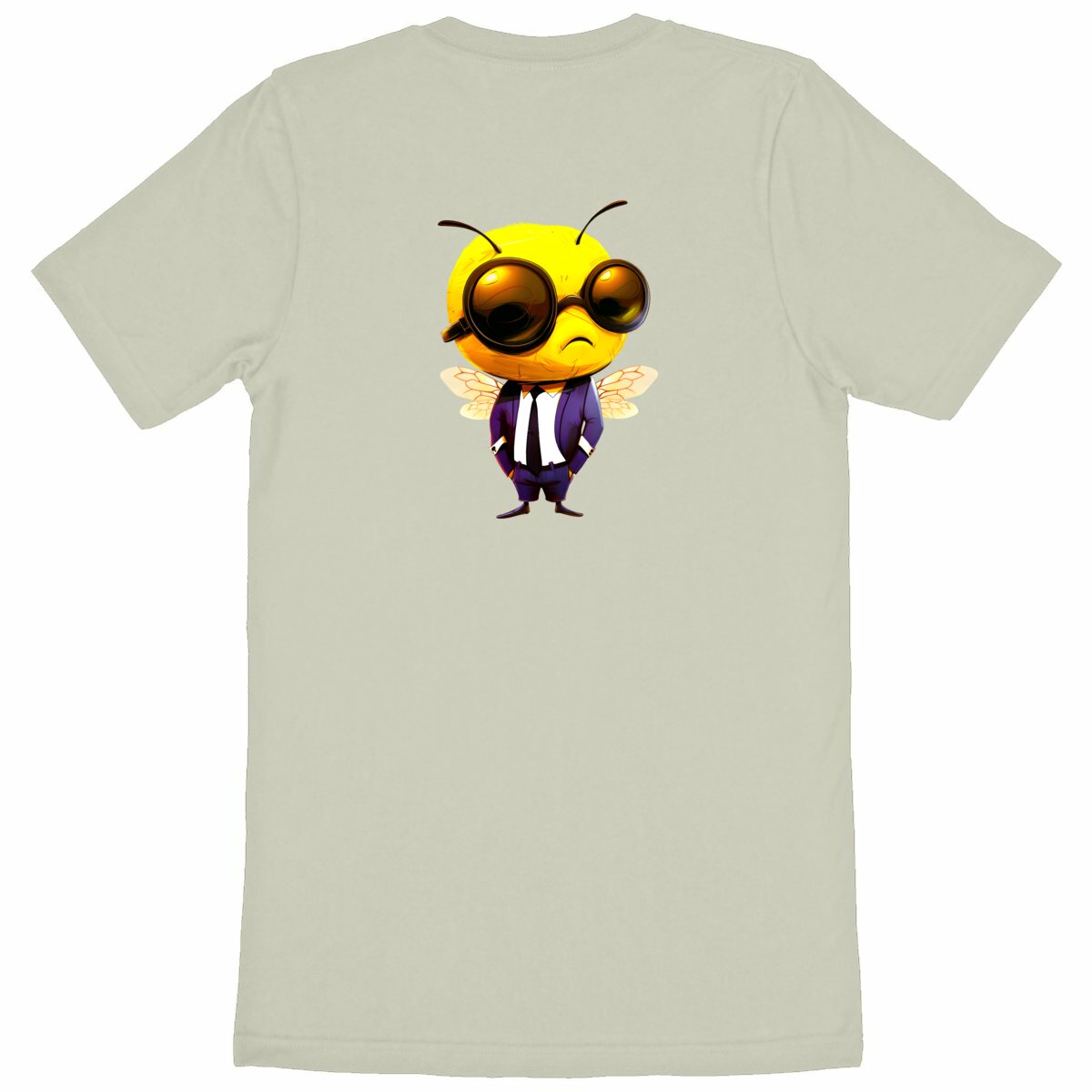 Dressed Up Bee 2 Back T-shirt Homme à Col Rond