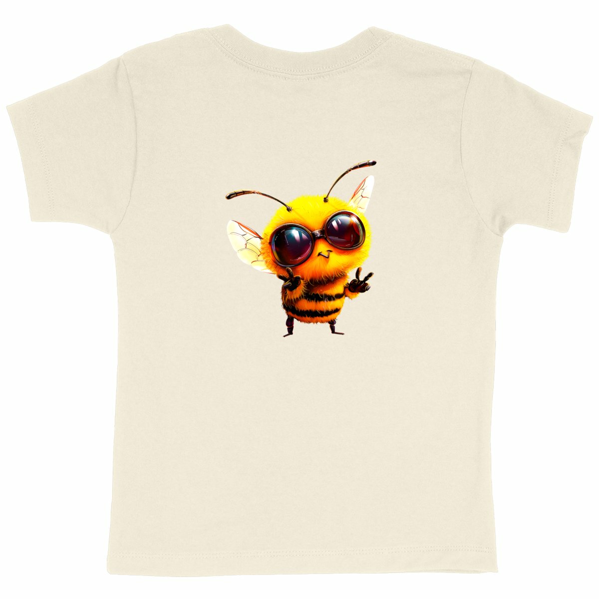 Cool Bee 1 Back T-shirt Enfant à Col Rond